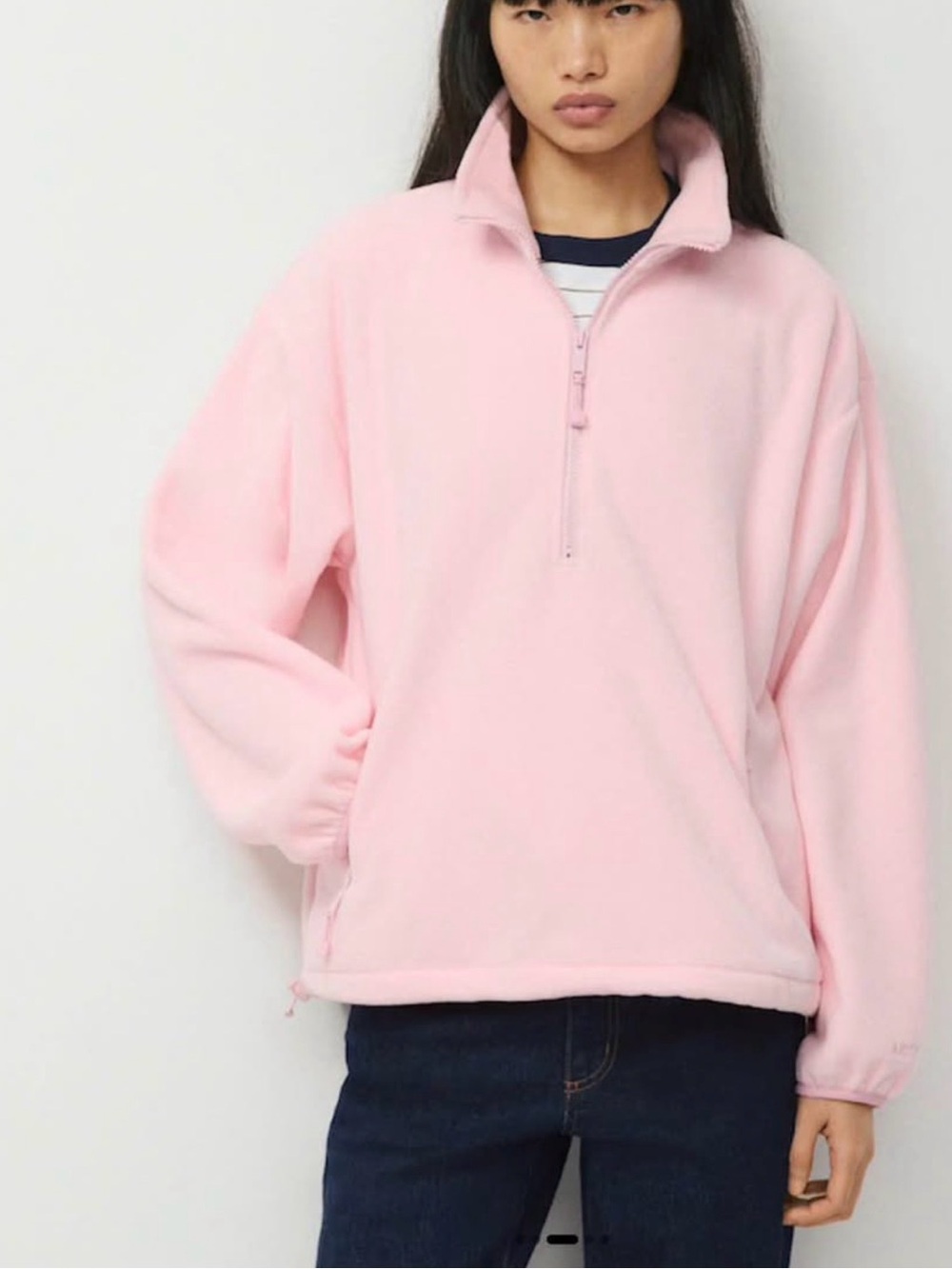 Aritzia Bigfoot Fleece Mellow 1/2 Zip Pullover